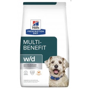 Hill's 犬用處方乾糧 - w/d 體重控制,糖尿病及消化機能維護配方 1.5kg