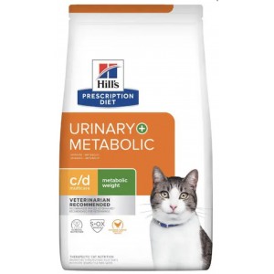 Hill’s 貓用處方乾糧 - c/d+ Metabolic Urinary Care + Weight 體重管理＋泌尿系統護理 配方 6.35lbs