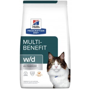 Hill’s 貓用處方乾糧 - w/d 體重控制,糖尿病及消化配方 1.5kg