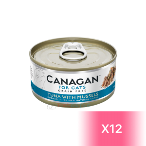 Canagan 原之選 貓罐頭 - 吞拿魚、青口 75g (12罐)