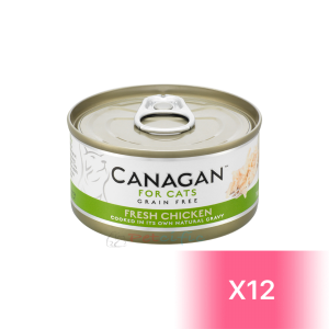 Canagan 原之選 貓罐頭 - 鮮雞肉 75g (12罐)