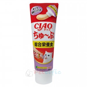 CIAO 牙膏裝吞拿魚海鮮醬(綜合營養) 80g CS-157