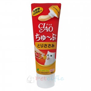 CIAO 牙膏裝雞肉醬(400億益生菌) 80g CS-153