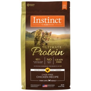 Instinct Ultimate Protein 無穀物成貓乾糧 - 高蛋白雞肉配方 4lbs