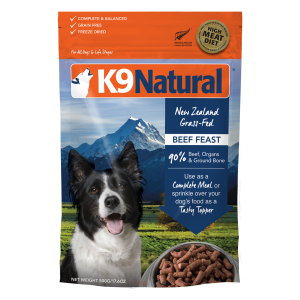 K9 Natural 凍乾全犬糧 - 牛肉盛宴 1.8kg