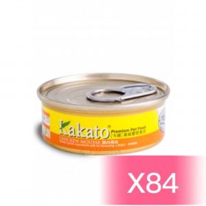 Kakato 貓狗慕絲罐頭 - 雞肉慕絲 40g (84罐)