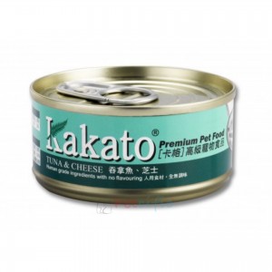 Kakato 貓狗罐頭 - 吞拿魚、芝士 170g