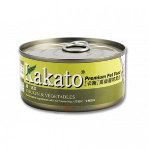 Kakato 貓狗罐頭 - 雞肉、蔬菜 170g