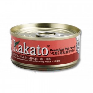 Kakato 貓狗罐頭 - 雞肉、南瓜 170g