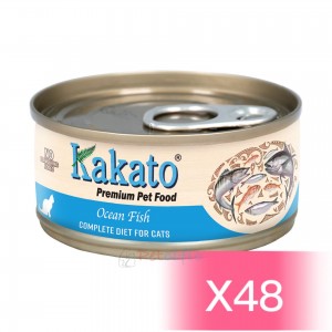 Kakato 貓罐頭 - 海魚(主食) 70g (48罐)
