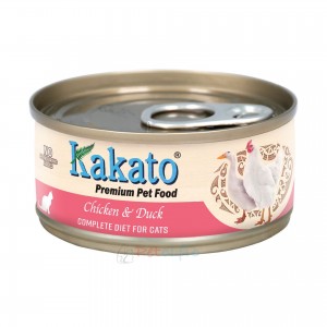 Kakato 貓罐頭 - 雞肉、鴨肉(主食) 70g