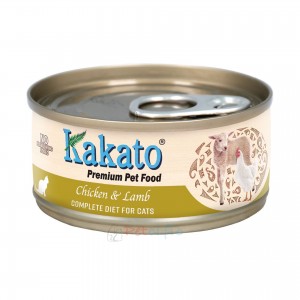 Kakato 貓罐頭 - 雞肉、羊肉(主食) 70g