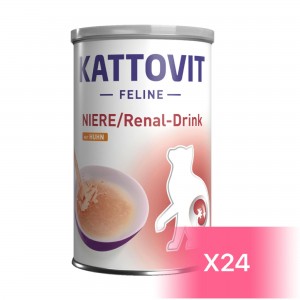 Kattovit 貓用處方肉汁 - Renal-Drink Chicken 腎臟(雞肉肉汁)配方 135ml (24罐)