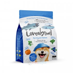 Loveabowl 無穀物全犬乾糧 - 希靈魚、三文魚配方 1.4kg