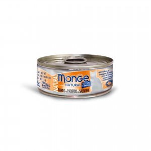 Monge 貓罐頭 - 黃鰭吞拿魚配三文魚 80g
