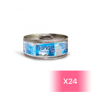 Monge 貓罐頭 - 吞拿魚 80g (24罐)