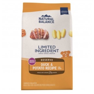 Natural Balance 單一蛋白無穀物小型成犬乾糧 - 鴨肉甜薯小型成犬配方 12lbs