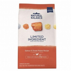 Natural Balance 單一蛋白無穀物成犬乾糧 - 三文魚甜薯成犬配方 24lbs