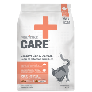 Nutrience Care 無穀物成貓/老貓乾糧 - 過敏皮膚及腸胃配方 5lbs