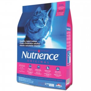 Nutrience Original 成貓乾糧 - 去毛球及除便臭室內貓配方 11lbs (2包5.5lbs)