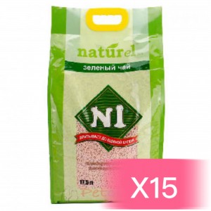 【香港行貨】N1 Natural 天然玉米豆腐貓砂 17.5L (15包) (平均每包$85)