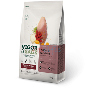 Vigor & Sage 無穀物幼犬乾糧 - 枸杞健體配方 12kg 