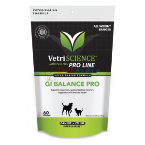 VetriScience GI Balance PRO 消化道健康 Bite-Sized Chews for Cats and Dogs (60粒)