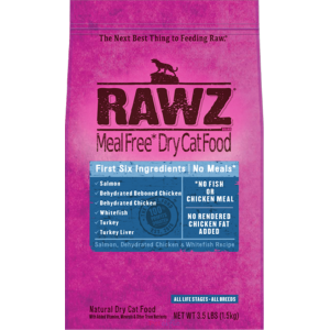 Rawz 無穀物全貓乾糧 - 三文魚、脫水雞肉、白肉魚配方 3.5lbs