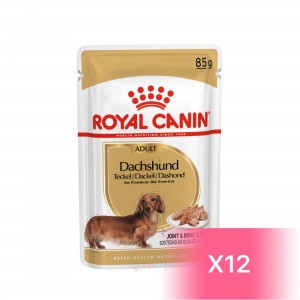 Royal Canin 成犬濕包 - Dachshund 臘腸犬專屬配方 85g (12包)