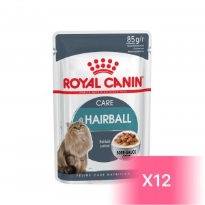 Royal Canin 成貓濕包 - Hairball 去毛球肉汁配方 85g (12包)