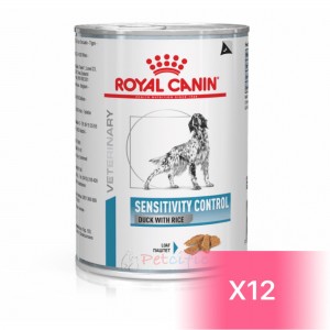 Royal Canin 犬用處方罐頭 - Sensitivity Control 敏感控制配方(鴨肉味) 410g (12罐)