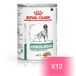 Royal Canin 犬用處方罐頭 - Diabetic Special 糖尿病低碳水化合物配方 410g (12罐)