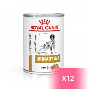 Royal Canin 犬用處方罐頭 - Urinary S/O 泌尿道配方 410g (12罐)