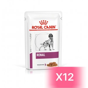 Royal Canin 犬用處方濕包 - Renal 腎臟肉汁方塊配方 100g (12包)