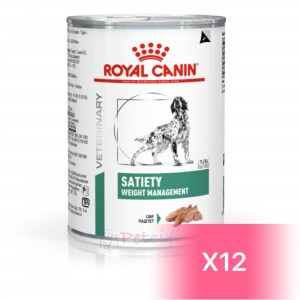 Royal Canin 犬用處方罐頭 - Satiety Support 體重管理配方 410g (12罐)