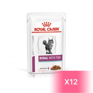 Royal Canin 貓用處方濕包 - Renal 腎臟(多種魚口味)配方 RF23 85g (12包) 到期日:9/2024