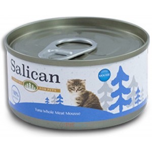 Salican 挪威森林貓罐頭 - 白肉吞拿魚慕絲 85g