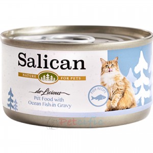 Salican 挪威森林貓罐頭 - 海洋魚(肉汁) 85g