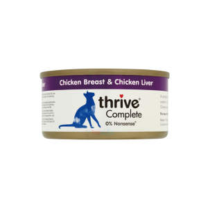 Thrive 脆樂芙 貓罐頭 - 鮮雞胸肉、鮮雞肝 75g