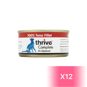 Thrive 脆樂芙 貓罐頭 - 吞拿魚 75g (12罐)