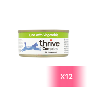 Thrive 脆樂芙 貓罐頭 - 吞拿魚、蔬菜 75g (12罐)