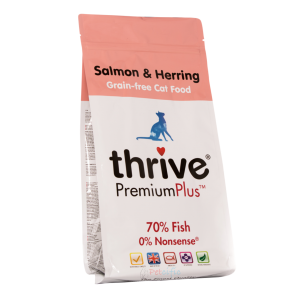 Thrive 脆樂芙 無穀物全貓乾糧 - 三文魚、鯡魚 1.5kg