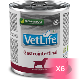 Vet Life 犬用處方罐頭 - Gastrointestinal 腸胃配方 300g (6罐)