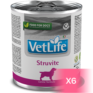 Vet Life 犬用處方罐頭 - Struvite 尿石配方 300g (6罐)