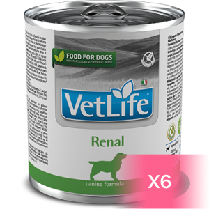 Vet Life 犬用處方罐頭 - Renal 腎臟配方 300g (6罐)