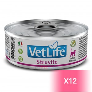 Vet Life 貓用處方罐頭 - Struvite 尿石配方 85g (12罐)