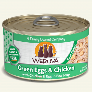 WeRuVa 雞肉系列貓罐頭 - 無骨去皮雞胸肉、雞蛋、豌豆湯(Green Eggs & Chicken) 85g