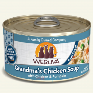 WeRuVa 雞肉系列貓罐頭 - 雞湯、無骨去皮雞胸肉、南瓜(Grandma’s Chicken Soup) 85g