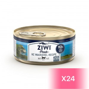ZiwiPeak 巔峰 鮮肉貓罐頭 - 鯖魚配方 85g (24罐)