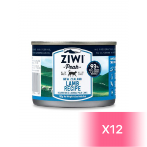 ZiwiPeak 巔峰 鮮肉貓罐頭 - 羊肉配方 185g (12罐)